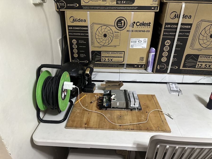 POWERCOOL AIRCONDITIONING SERVICES work photo